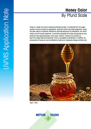 アプリケーションノート：UVVIS分光法を用いた蜂蜜の色測定