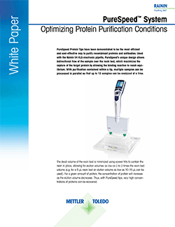 Optimalizujte - Purifikace proteinů v pipetovací špičce