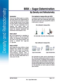 BRIX: Determinación de azúcar