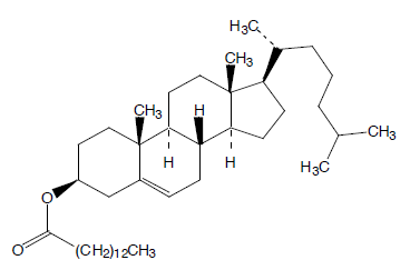 Cholesteryl myristate, fine platelets