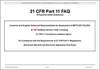 FAQ concernant la réglementation 20 CFR Partie 11