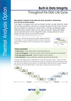 Option logicielle de contrôle de l'intégrité des données