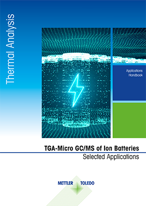 TGA-Micro GC/MS of Ion Batteries Handbook