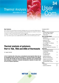 Thermal Analysis UserCom 34