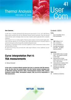 Thermal Analysis UserCom 41