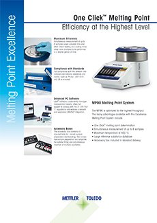 Datasheet – MP90 Melting Point System