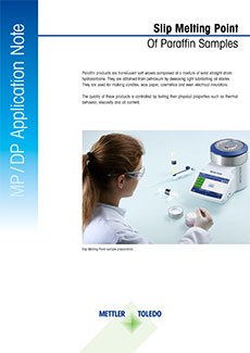 Slip Melting Point of Paraffin