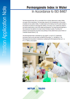  Analysis of Permanganate Index in Water