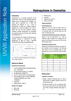 Hydroquinone in Cosmetics