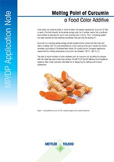 Melting Point of Curcumin