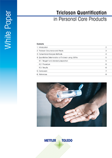 Libro bianco sulla quantificazione del triclosan nei prodotti per l'igiene personale