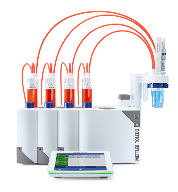 Het assortiment Titration Excellence instrumenten met de One Click functionaliteit