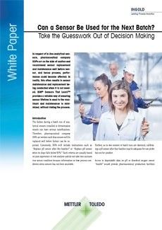 White Paper: Can a Sensor Be Used for the Next Batch?