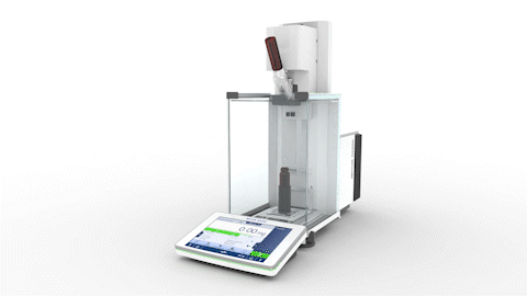 Système de pesage automatique pour laboratoire