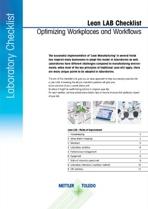 Lean Laboratory Checklist - Optimize the Workplace