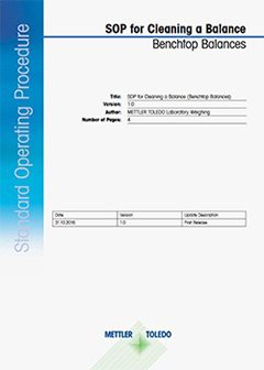 Learn how to clean an analytical balance or precision balance. Download full Standard Operating Procedure (SOP).