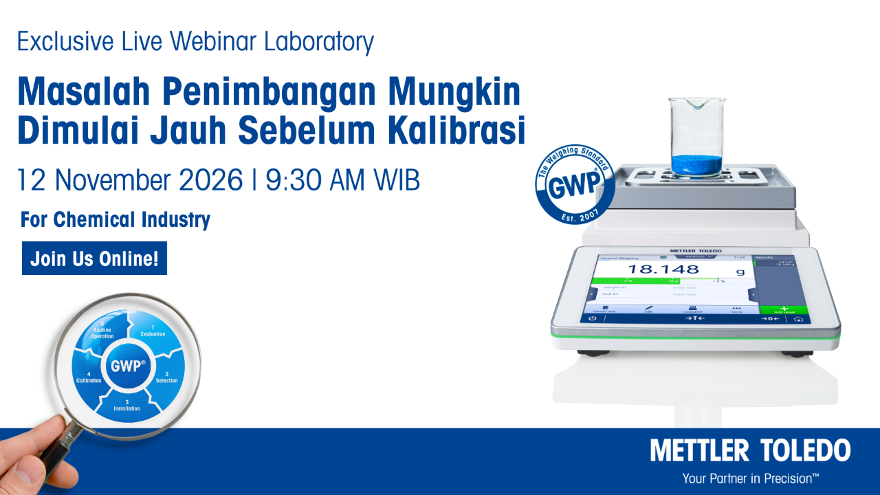 Webinar GWP for Chemical: Masalah Penimbangan Mungkin Dimulai Jauh ...