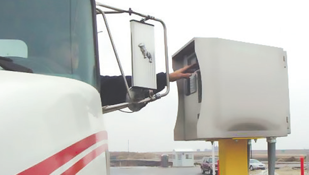 Unattended Truck Kiosks in action