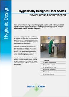 Prevent Cross-Contamination with Hygienic Floor Scales