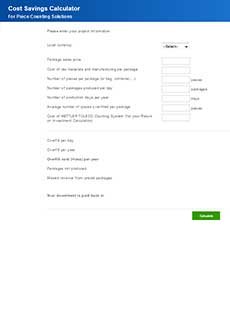 Counting Cost Savings Calculator Counting Cost Savings Calculator