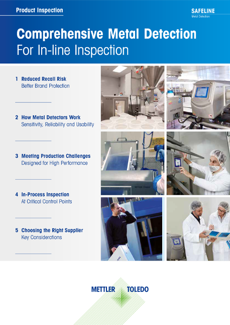 Metal Detection Soluitions for Food & Non-food Guide