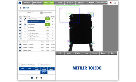 Control de tapones y niveles de llenado | Inspección por visión