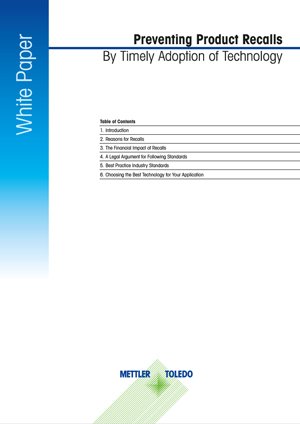 Prevenire i richiami con la tecnologia di ispezione prodotti | Libro bianco