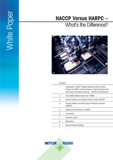 HARPC Verses HACCP - What is the Difference?