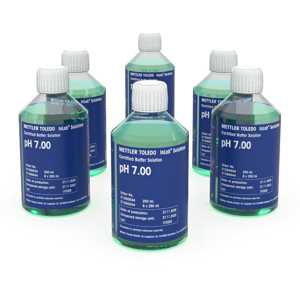 Buffer certificado pH 7.00 6×250 mL METTLER TOLEDO
