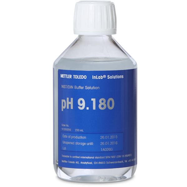 Buffer NIST/DIN pH 9.180 250 mL METTLER TOLEDO