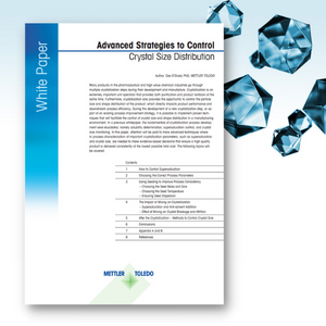 Crystal Size Distribution Strategies