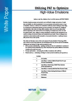 techniques for emulsion characterization